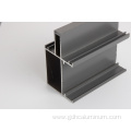 Aluminum curtain wall profiles for construction mill finish